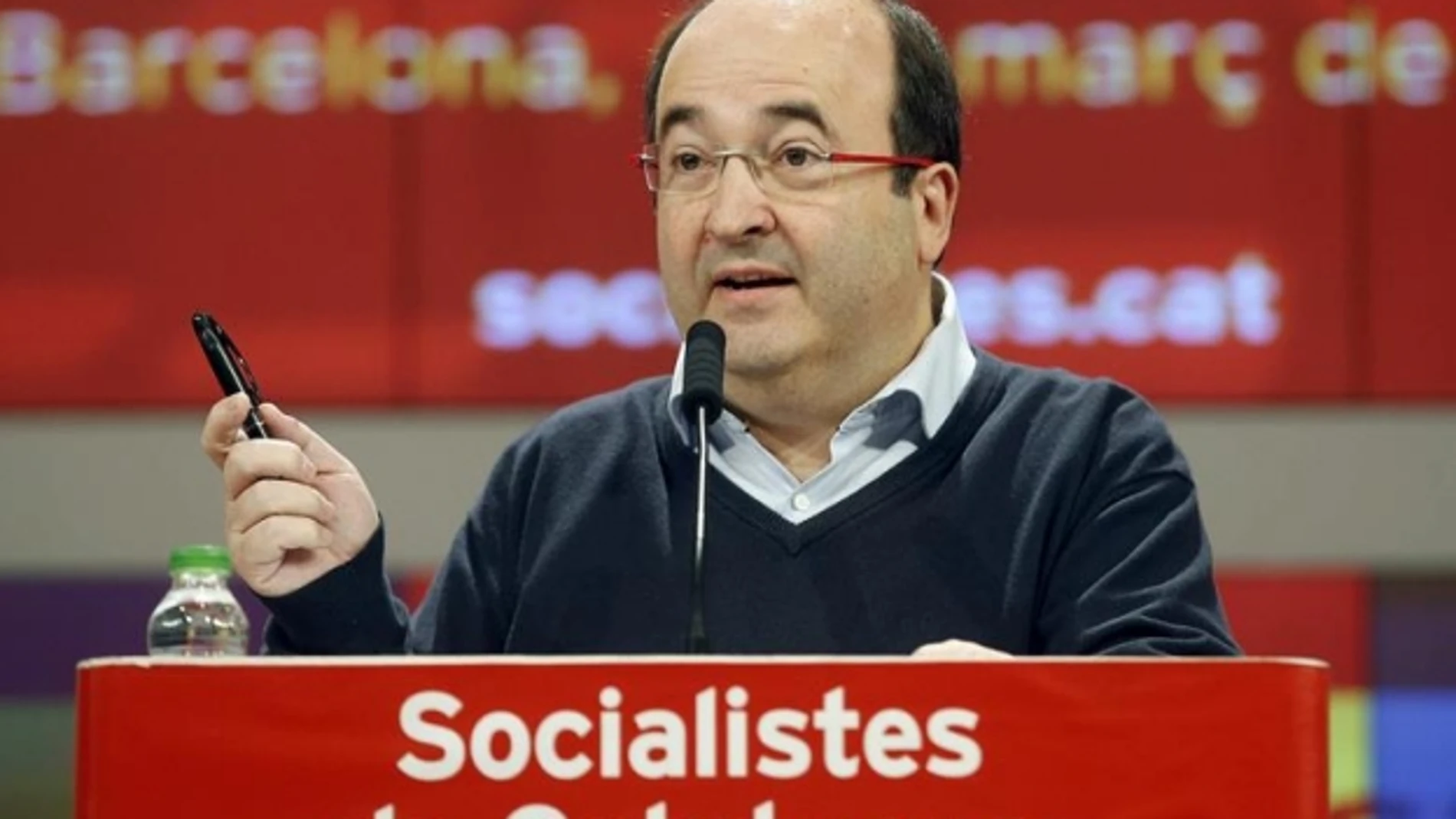 Miquel Iceta en un mitin Miquel Iceta en un mitin