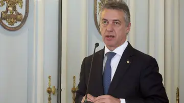 Urkullu en rueda de prensa Urkullu en rueda de prensa