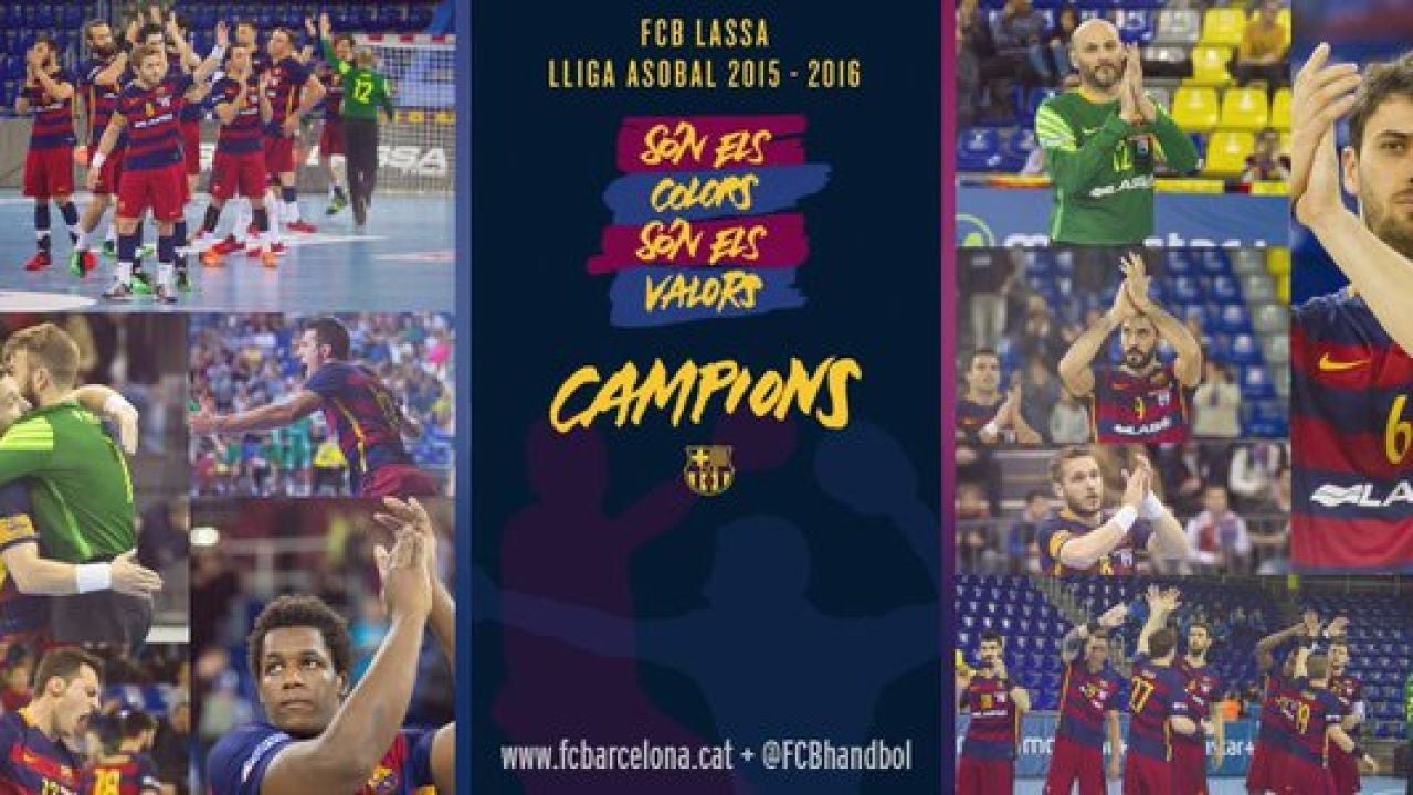 El Barcelona, campeón de la Liga Asobal 2015-16