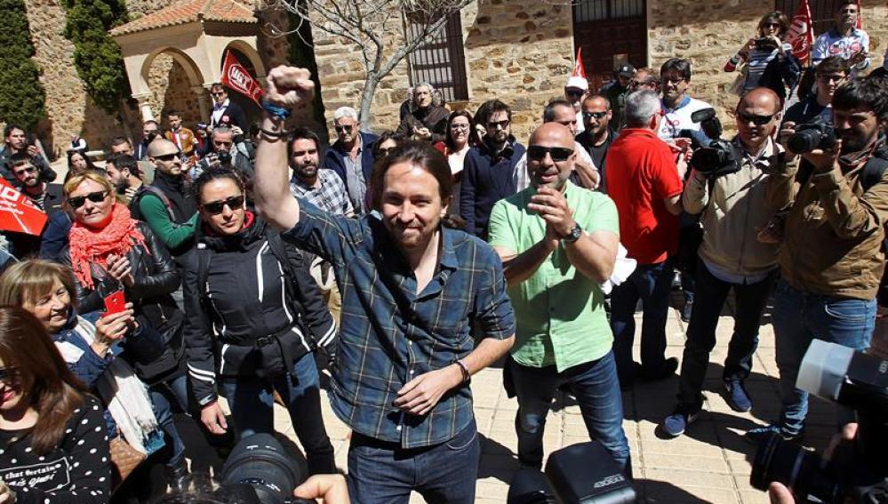 El secretario general de Podemos, Pablo Iglesias