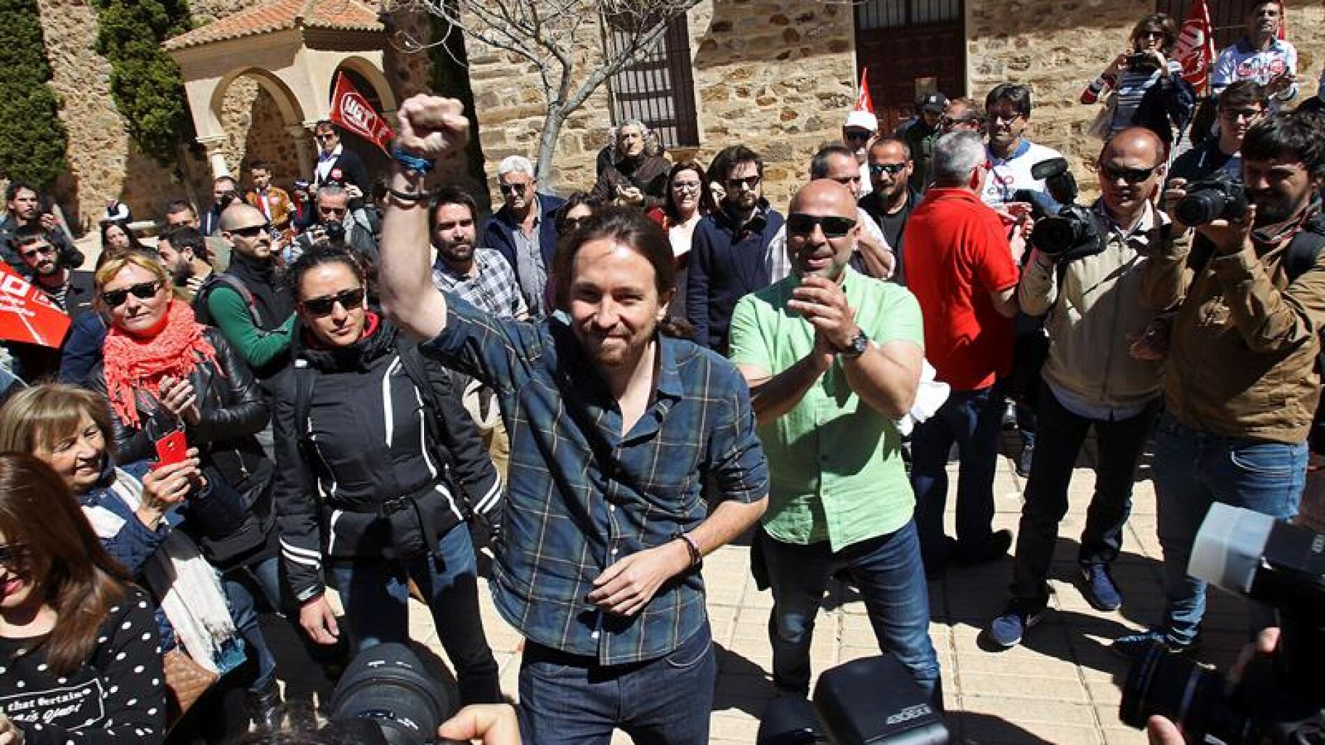 El secretario general de Podemos, Pablo Iglesias