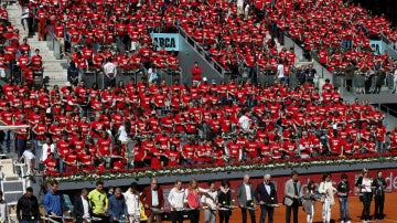 Casi 2.400 personas baten un récord Guinness en el Mutua Madrid Open