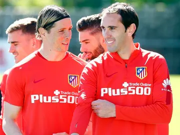 Torrez, Griezmann, Carrasco y Godín Torrez, Griezmann, Carrasco y Godín