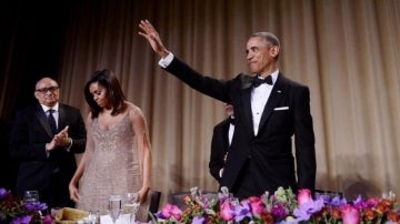 Obama en la cena de corresponsales en la Casa Blanca