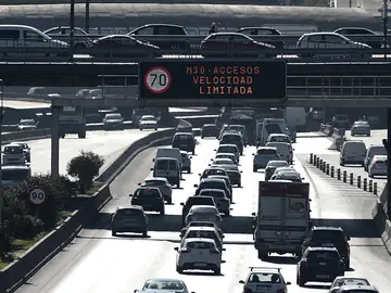 Acceso a M-30 con velocidad limitada Acceso a M-30 con velocidad limitada