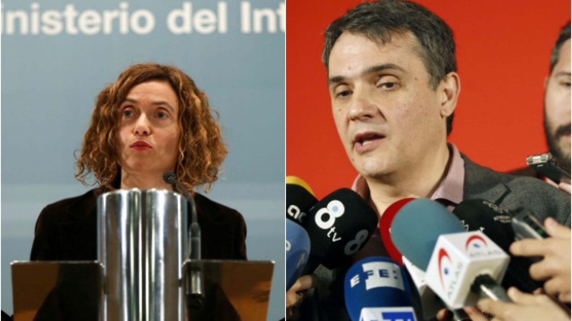 Meritxell Batet y Carles Mart&iacute;
