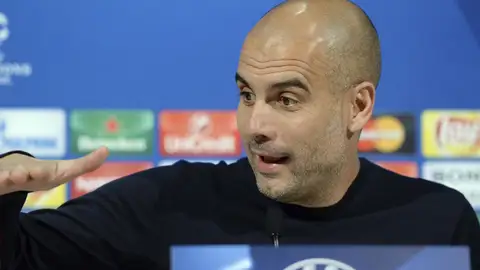 Pep Guardiola, en rueda de prensa Pep Guardiola, en rueda de prensa