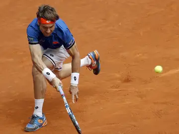Ferrer resta una pelota ante Berdych Ferrer resta una pelota ante Berdych