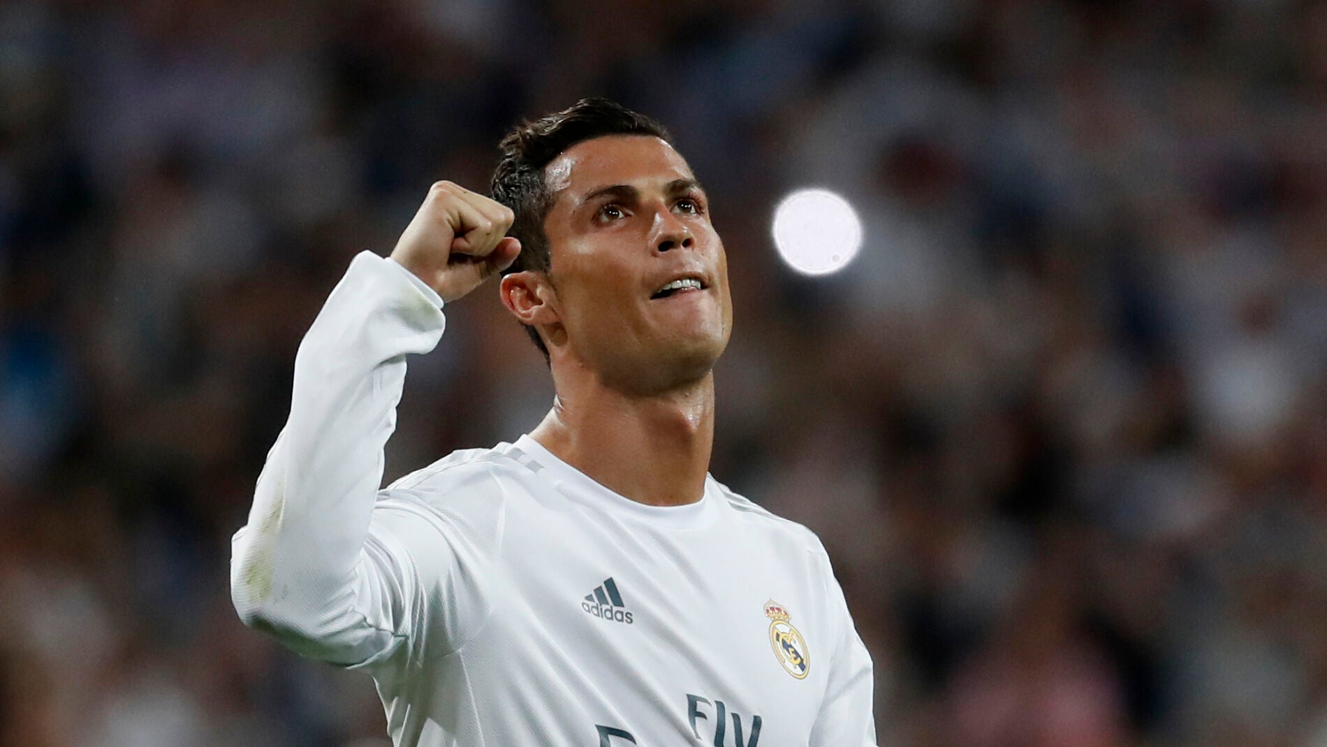 Cristiano Ronaldo celebra el pase a la final de Mil&aacute;n
