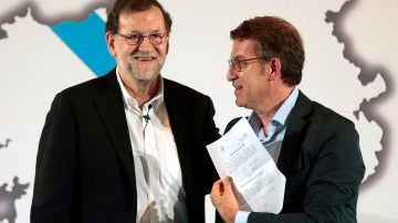 Mariano Rajoy y Núñez Feijóo