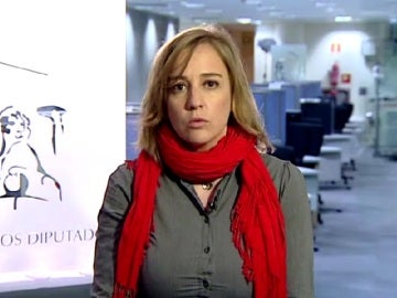 Tania Sánchez, durante una entrevista en Espejo Público