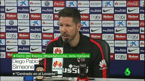 Simeone en rueda de prensa