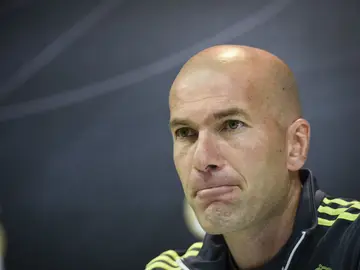 Zidane, en rueda de prensa Zidane, en rueda de prensa
