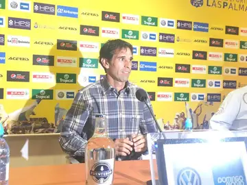 Valerón, en rueda de prensa Valerón, en rueda de prensa