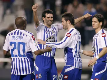 Valerón, en su época del Deportivo Valerón, en su época del Deportivo