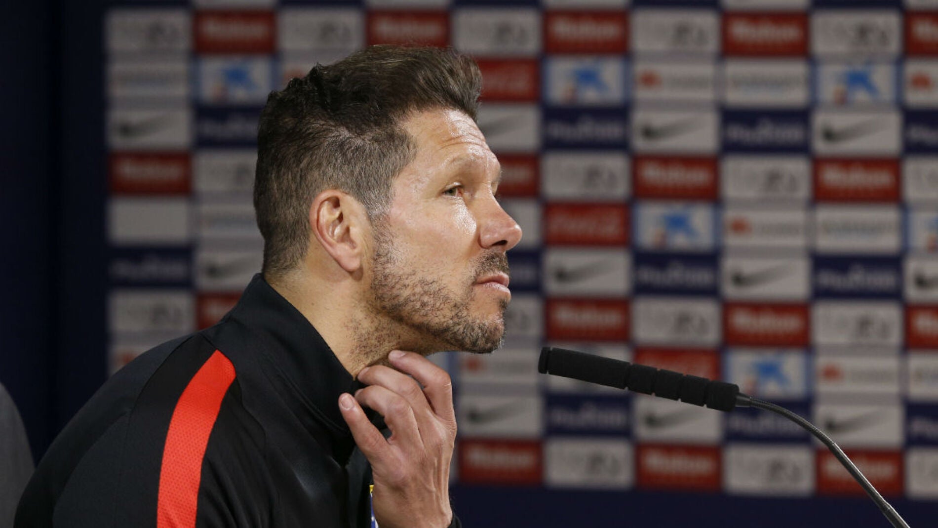 Simeone, en rueda de prensa