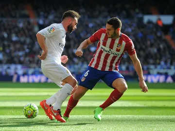 Carvajal, ante Koke Carvajal, ante Koke