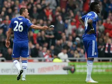 Terry, tras ser expulsado Terry, tras ser expulsado