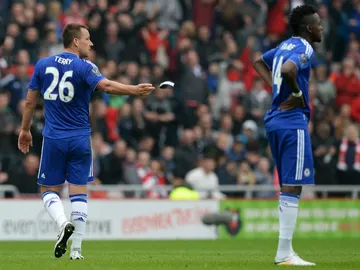 Terry, tras ser expulsado Terry, tras ser expulsado