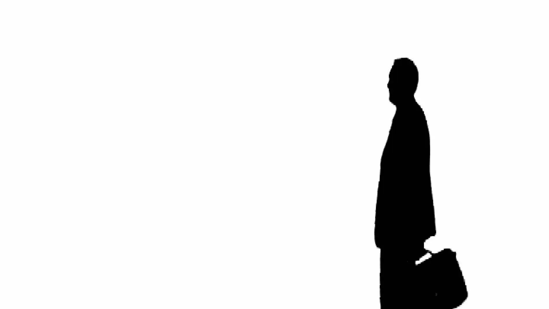 Silueta de un ejecutivo Silueta de un ejecutivo