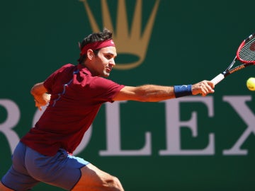 Roger Federer durante el Open de Madrid