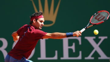 Roger Federer durante el Open de Madrid