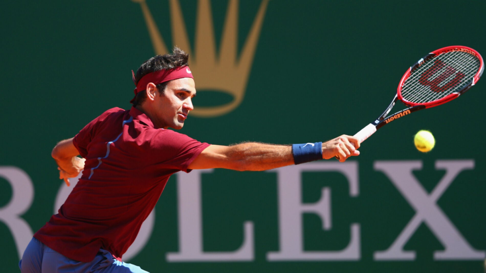 Roger Federer durante el Open de Madrid