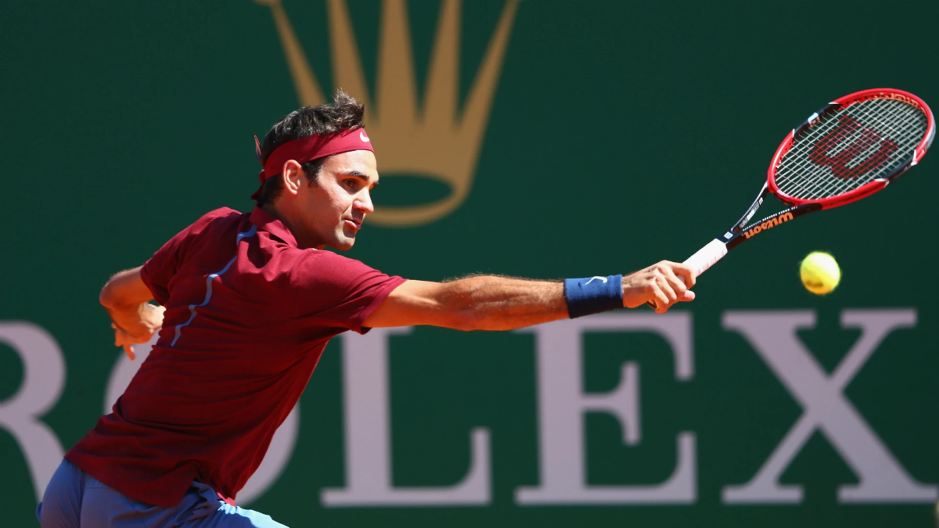 Roger Federer durante el Open de Madrid Roger Federer durante el Open de Madrid