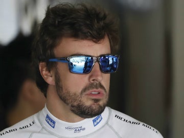 Fernando Alonso, durante el GP de China