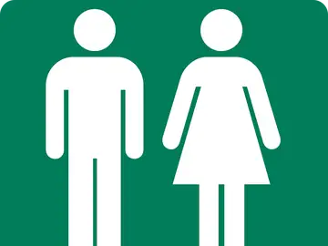 Cartel de un baño Cartel de un baño