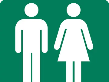 Cartel de un baño Cartel de un baño