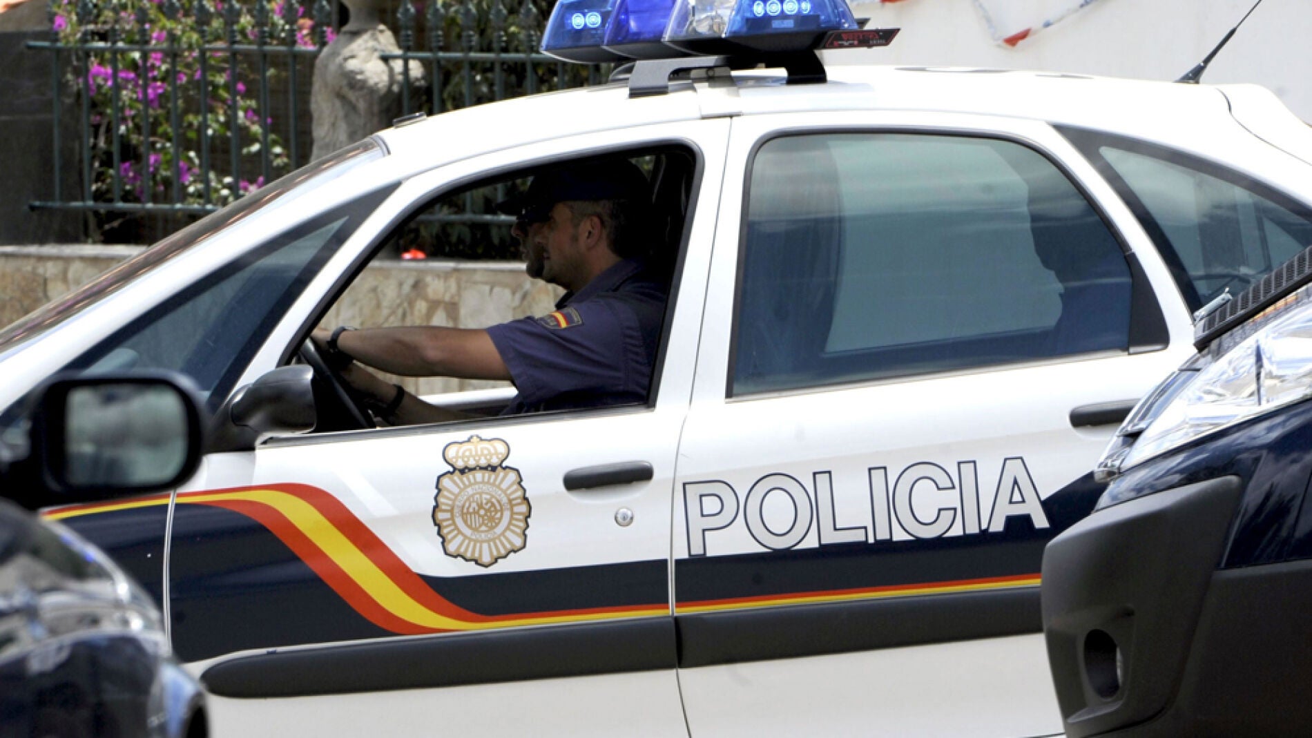Coche de Polic&iacute;a Nacional.
