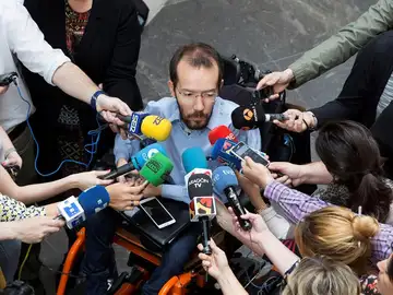 El secretario de Organización de Podemos, Pablo Echenique El secretario de Organización de Podemos, Pablo Echenique