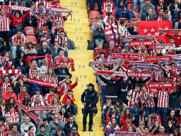 Aficionados del Atlético de Madrid