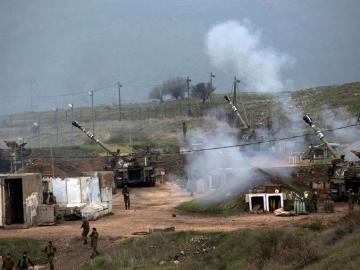 La artillería israelí bombardea varios objetivos