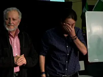 Julio Anguita y Pablo Iglesias Julio Anguita y Pablo Iglesias