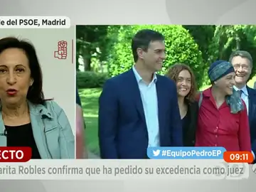 Frame 150.437824 de: Margarita Robles: "El proyecto de Sánchez es necesario para España" Frame 150.437824 de: Margarita Robles: "El proyecto de Sánchez es necesario para España"