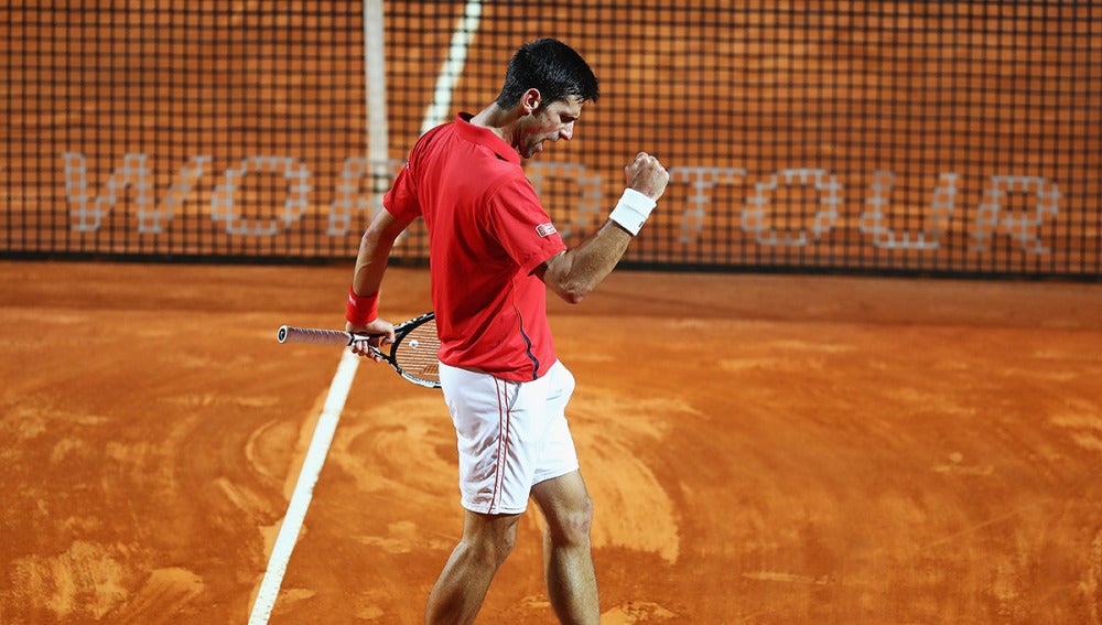 Djokovic celebra el pase a la final