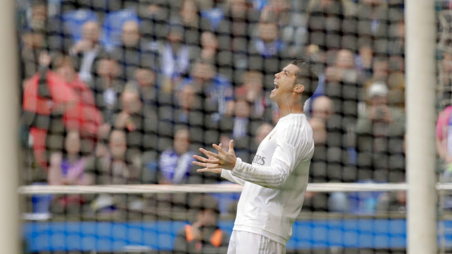 Cristiano lamenta una ocasi&oacute;n en Riazor