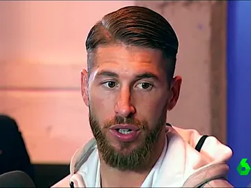 Sergio Ramos en zona mixta Sergio Ramos en zona mixta