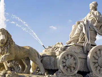 La fuente de Cibeles, en Madrid La fuente de Cibeles, en Madrid