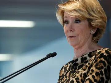 La portavoz del PP, Esperanza Aguirre La portavoz del PP, Esperanza Aguirre