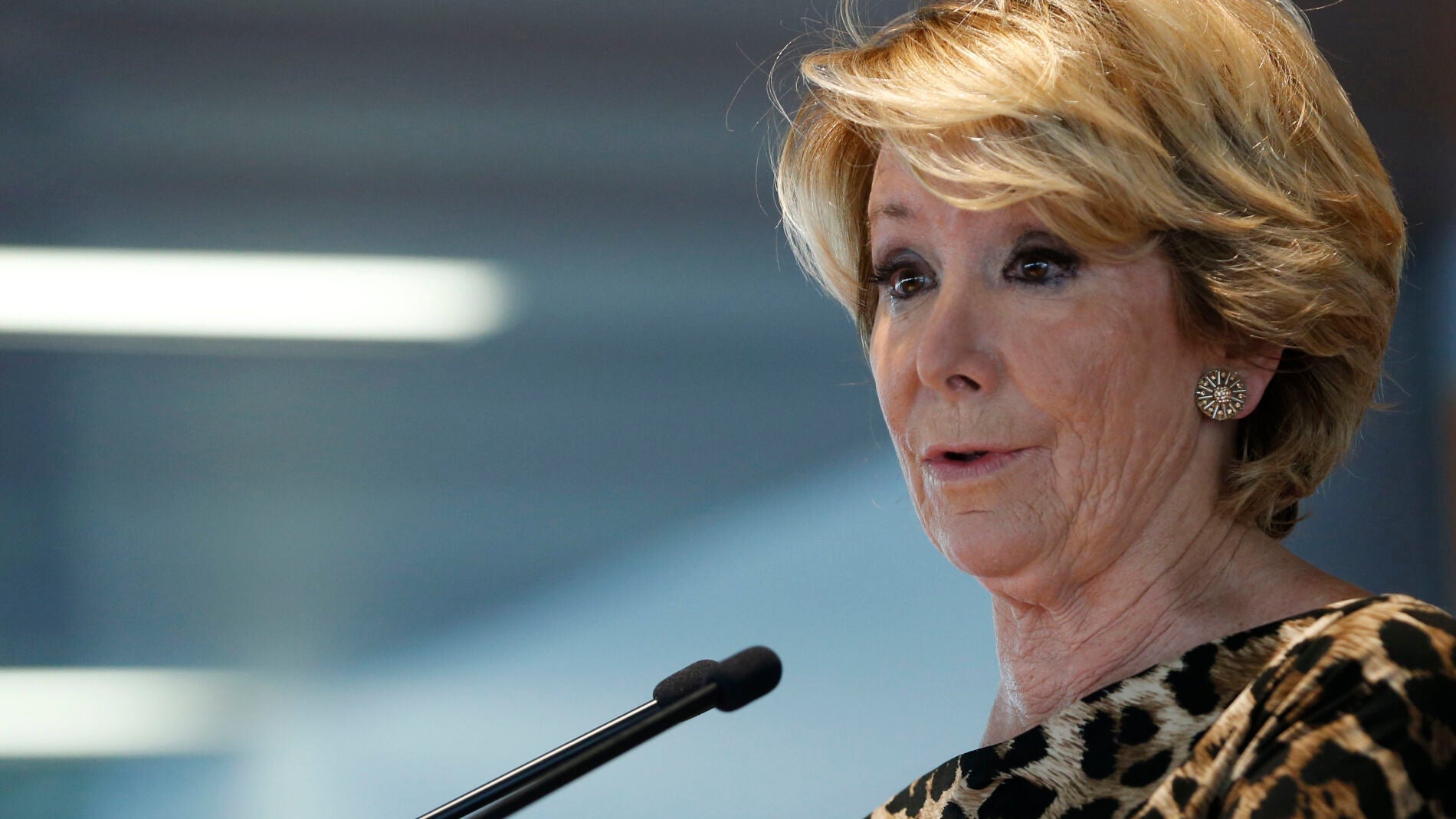 La portavoz del PP, Esperanza Aguirre