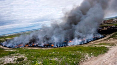 El incendio de Seseña se mantiene 