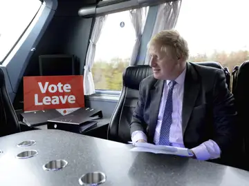 El exalcalde de Londres, Boris Johnson El exalcalde de Londres, Boris Johnson