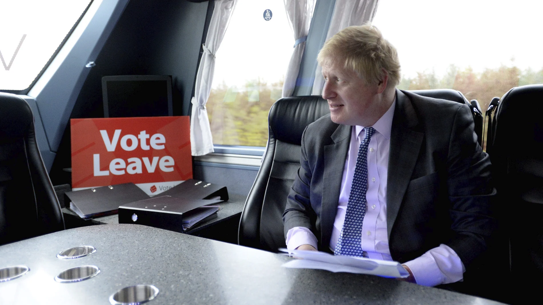 El exalcalde de Londres, Boris Johnson El exalcalde de Londres, Boris Johnson