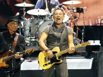 El músico y cantante estadounidense Bruce Springsteen durante un concierto El músico y cantante estadounidense Bruce Springsteen durante un concierto