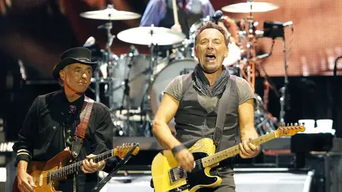 El músico y cantante estadounidense Bruce Springsteen durante un concierto El músico y cantante estadounidense Bruce Springsteen durante el concierto