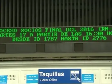 Las taquillas del Bernabéu comienzan a vender las entradas para la final de la Champions Las taquillas del Bernabéu comienzan a vender las entradas para la final de la Champions