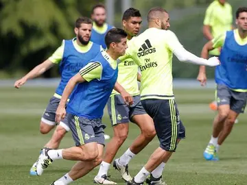 Entrenamiento del Real Madrid Entrenamiento del Real Madrid